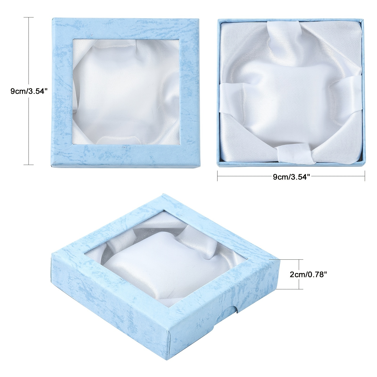 Valentine's Day Cardboard Bracelet Boxes, 12pcs Set